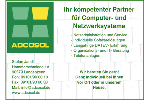 Sponsor Netzwerksysteme Adcosol